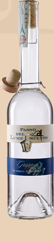 Grappa di Brunello, Lumespento - Bottle